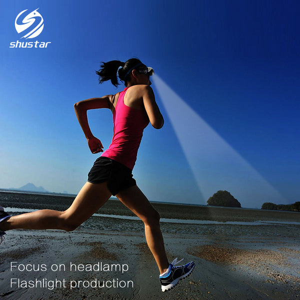 Fantastic Rechargeable Waterproof LED Headlamp for Hunting, Cycling, Fishing, Running, Camping, Working, Climbing.