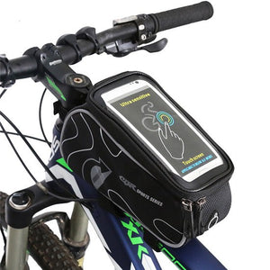 Waterproof Handlebar Pouch For Your Touchscreen Phone And GPS Navigation + Storage Pouch