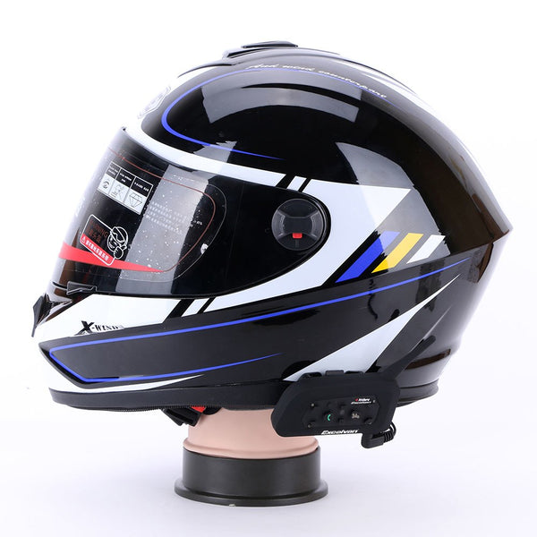 Motorcycle Helmet Headsets Bluetooth For Up To 6 Riders, Intercom, GPS Connectivity, Music Player