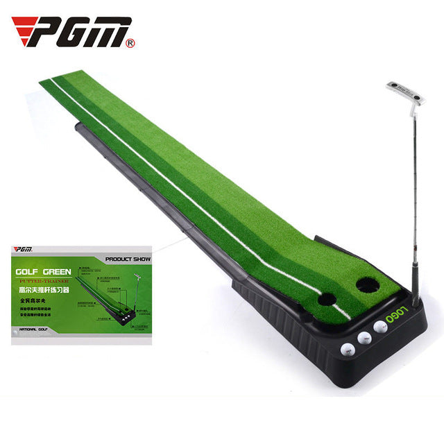 Indoor Golf Putter Practice Set - With Automatic Ball Return