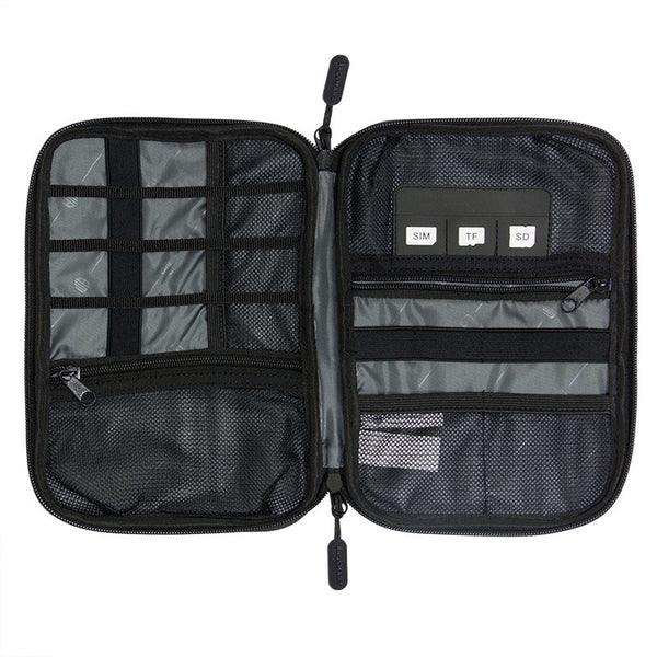 Travel Case Organizer For All Your Usb Cables,SD Cards, Sim Cards, Phone Chargers