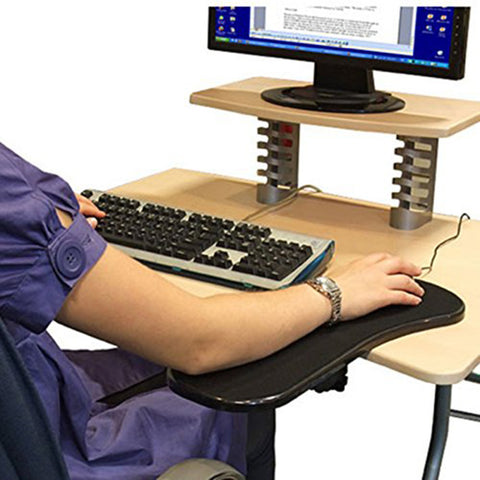 Computer Desk Arm/Wrist Support Extender - Attachable For Table/ Chair/Desk