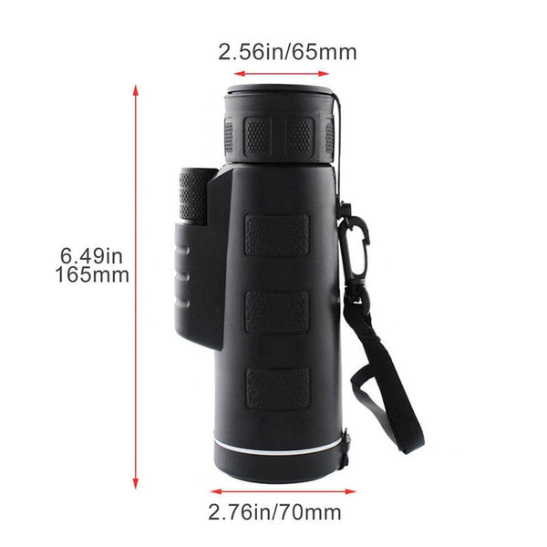 Dual Focus 40x60 zoom Monocular Telescope Wide-angle Magnifier Telescope For Your Smartphone