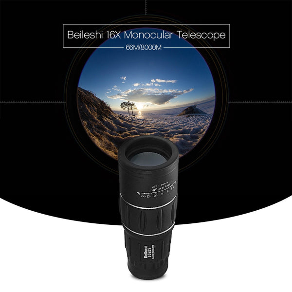 16 x 52 Dual Focus Monocular Spotting Telescope Zoom Len