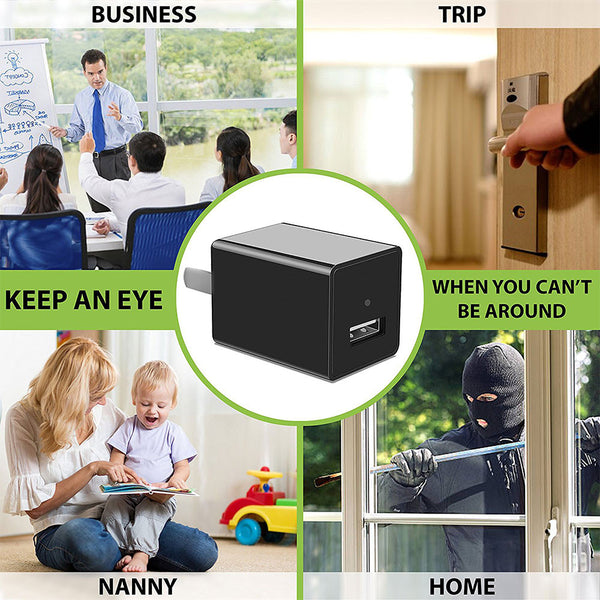 Hidden Camera With a USB Wall Charger  (Not included SD card)