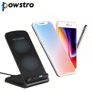 Fast Wireless Charger-30% Faster Charger Than a Standard 5V/2A Wireless Charger For iPhone X, 8, Samsung Galaxy S7, S8