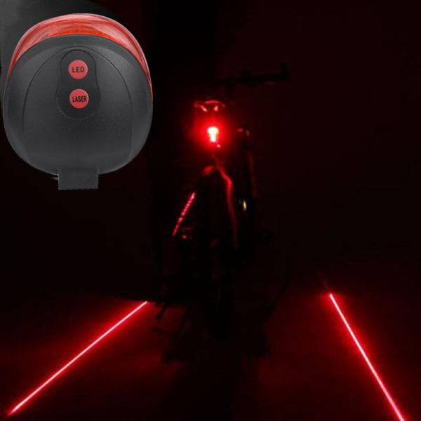 2 Laser Projector Red Lamps and 3 LED Rear Tail Lights