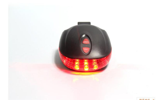 2 Laser Projector Red Lamps and 3 LED Rear Tail Lights